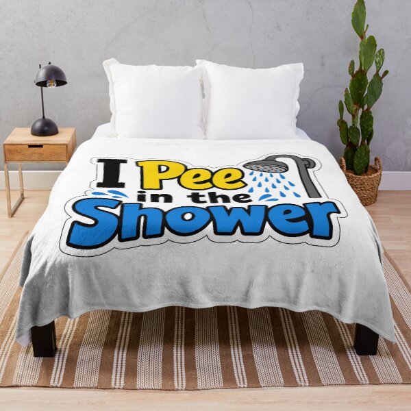 Item preview, Pee In Shower Marriage and Roommate Humor designed and sold by RedCircleArt.