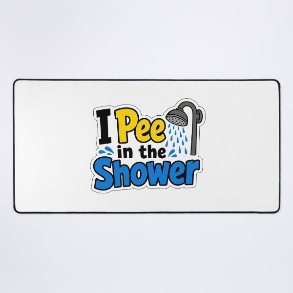 Item preview, Pee In Shower Marriage and Roommate Humor designed and sold by RedCircleArt.