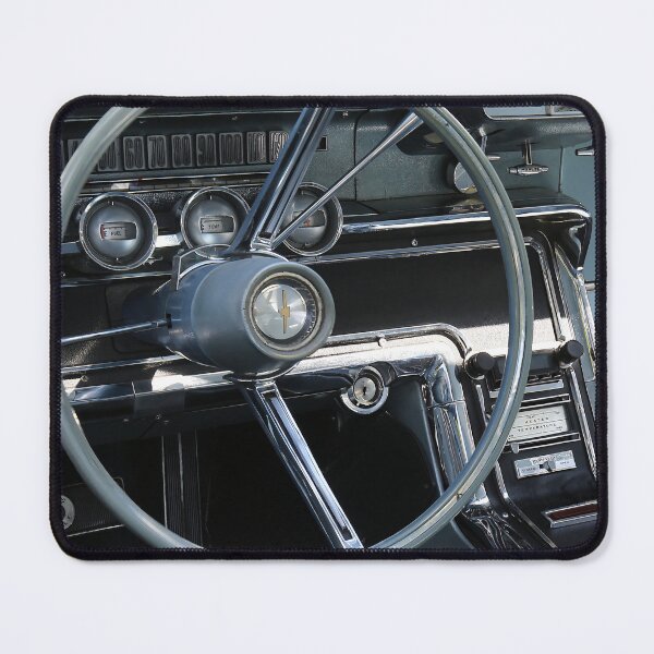 Item preview, Classic American Luxury Car Interior - 1966 Ford Thunderbird Flair Bird Dashboard designed and sold by Peter Kraaibeek | Generative Designs and Car Art.