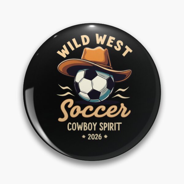 Item preview, Wild West Soccer Cowboy Spirit World Cup 2026 designed and sold by dal-koz-ar.