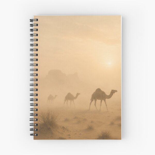 Item preview, Desert Camel Caravan At Sunset designed and sold by Creative_Canvas.