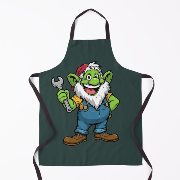 Item preview, A green, handyman dwarf designed and sold by Art70shop.