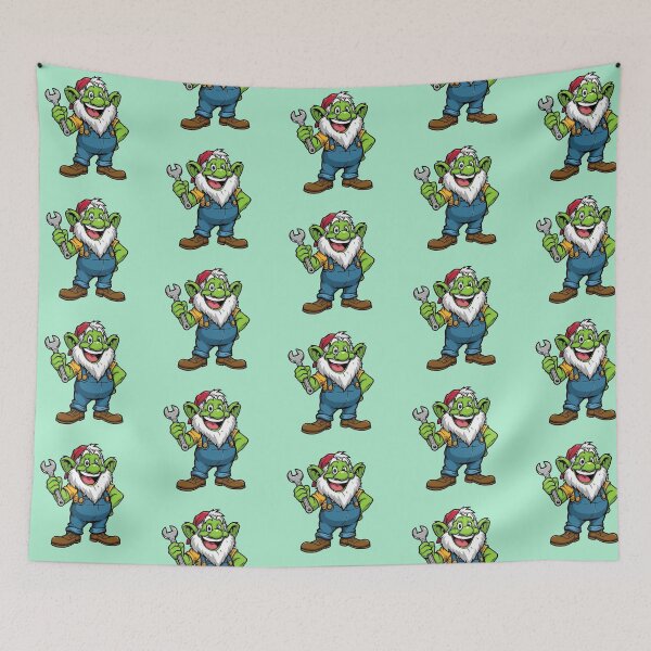 Item preview, A green, handyman dwarf designed and sold by Art70shop.