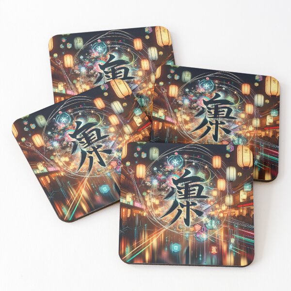 Item preview, Cyberpunk Kanji Lantern Night designed and sold by AI-Only Creations.