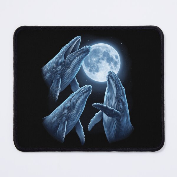 Item preview, Whale Howling Moon Art Animal Lover designed and sold by TerryConnells.