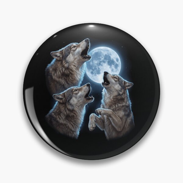 Item preview, Wolf Howling Moon Art Animal Lover designed and sold by TerryConnells.