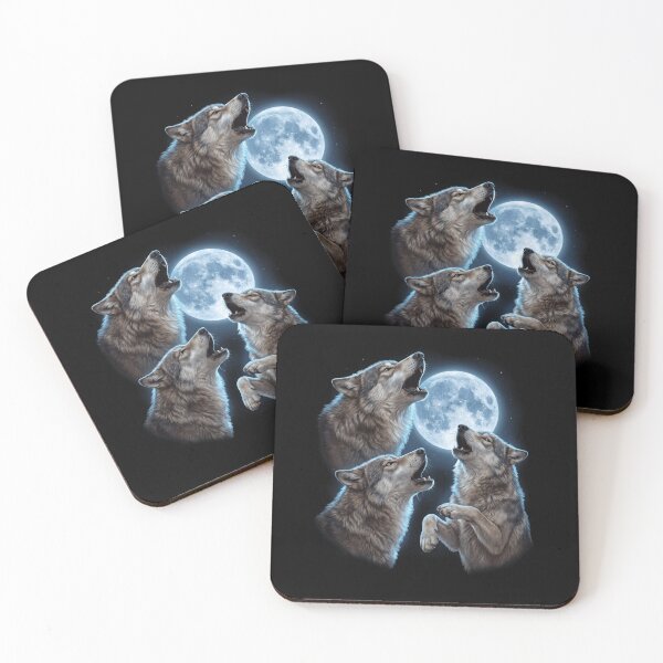 Item preview, Wolf Howling Moon Art Animal Lover designed and sold by TerryConnells.