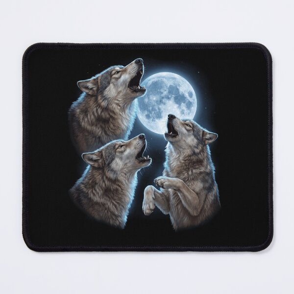 Item preview, Wolf Howling Moon Art Animal Lover designed and sold by TerryConnells.