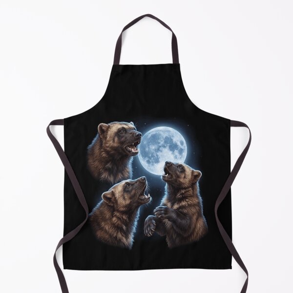 Item preview, Wolverine Howling Moon Art Animal Lover designed and sold by TerryConnells.