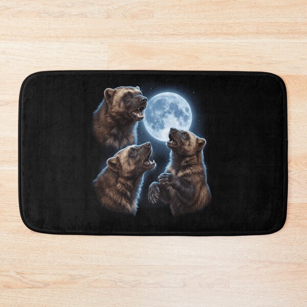 Item preview, Wolverine Howling Moon Art Animal Lover designed and sold by TerryConnells.