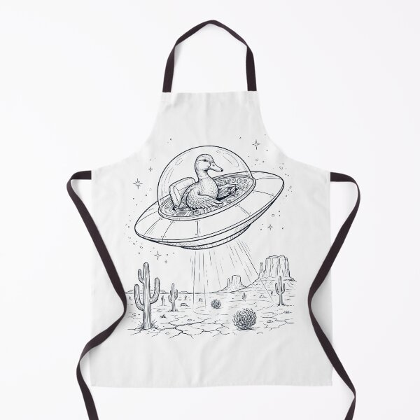 Item preview, Vintage Duck Riding UFO Animal Lover designed and sold by DoodleTortle.