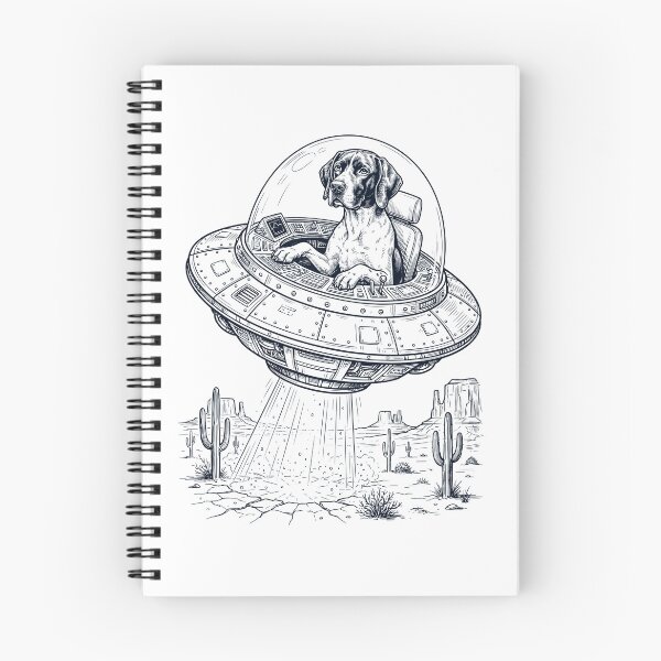 Item preview, Vintage English Pointer Riding UFO Dog Mom Dad Lover designed and sold by DoodleTortle.
