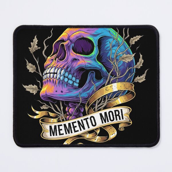Item preview, Memento Mori Skull and Dead Leaves designed and sold by nuel-art.