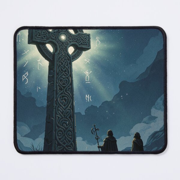 Item preview, Ancient Celtic Cross - Mystical Runes Night designed and sold by NeyhineAngelionShop.