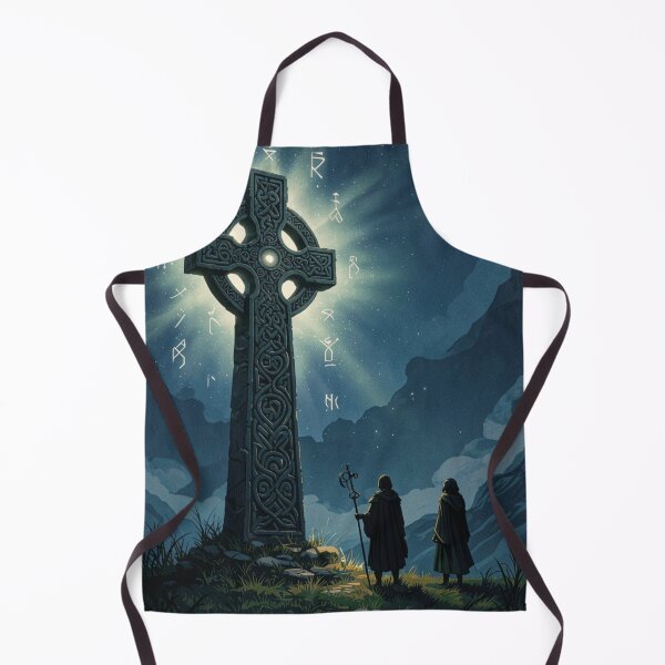 Item preview, Ancient Celtic Cross - Mystical Runes Night designed and sold by NeyhineAngelionShop.