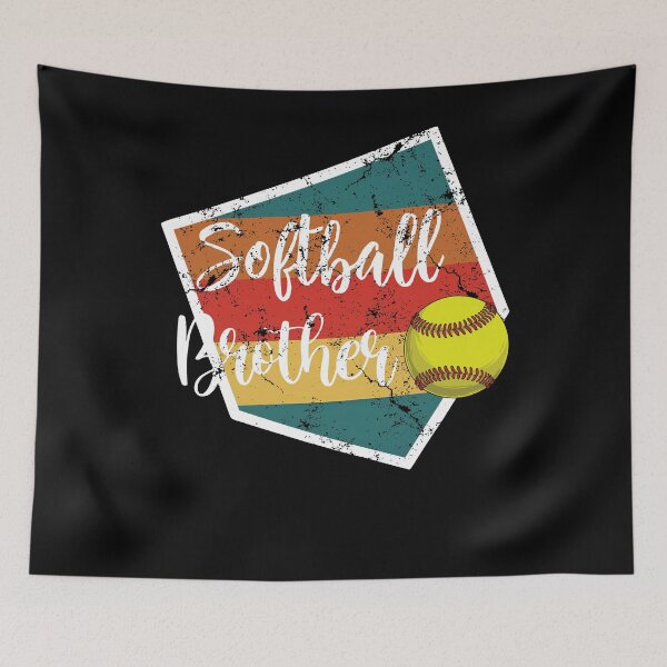 Item preview, Vintage Softball Brother Retro Tee designed and sold by LarryMBrown.