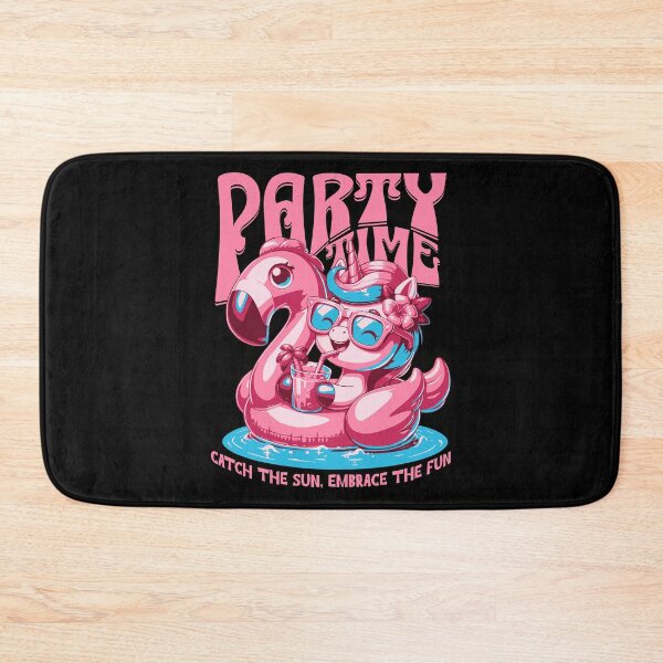 Item preview, Party Time Unicorn Pool Float – Cute Summer Girl Aesthetic designed and sold by EichStore.