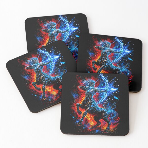 Item preview, Techno‑Organic Centaur – Electric Bow Energy Burst designed and sold by majesty-prints.