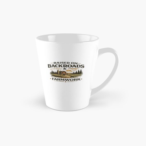 Item preview, Raised On Backroads And Farmwork Country Design designed and sold by Redline Rural.