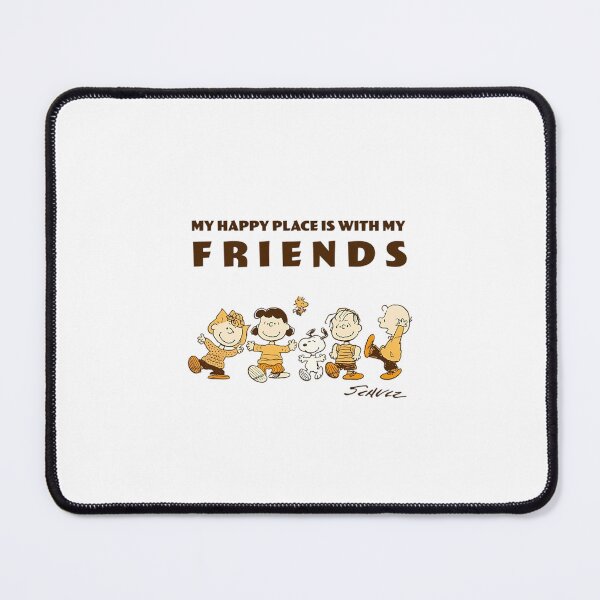 Item preview, Peanuts Gang My Happy Place Is With Friends designed and sold by UllricKramer.
