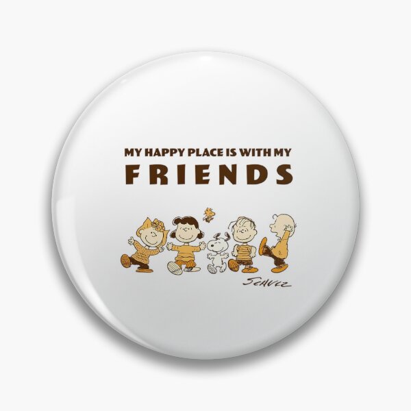 Item preview, Peanuts Gang My Happy Place Is With Friends designed and sold by UllricKramer.