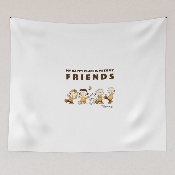 Item preview, Peanuts Gang My Happy Place Is With Friends designed and sold by UllricKramer.