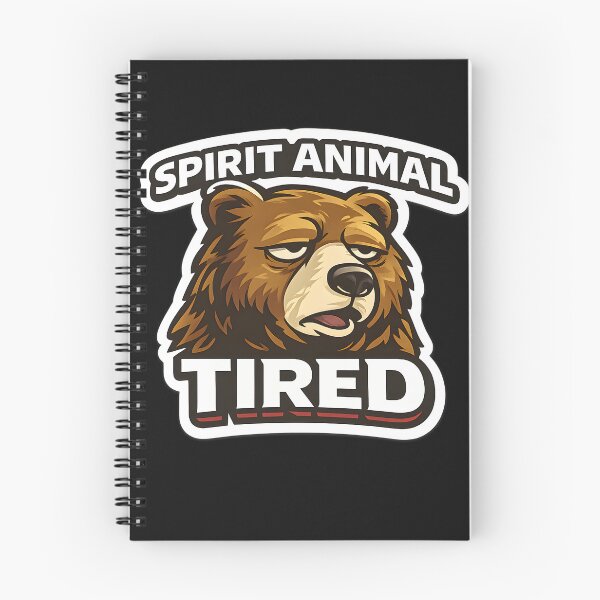 Item preview, Tired Spirit Animal Bear Funny Burnout Humor designed and sold by Dream-Fab.