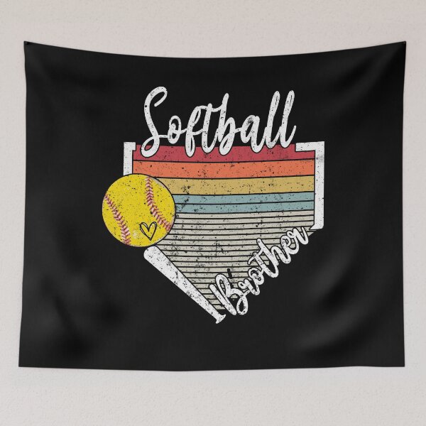 Item preview, Retro Softball Brother Vintage Shirt designed and sold by LarryMBrown.