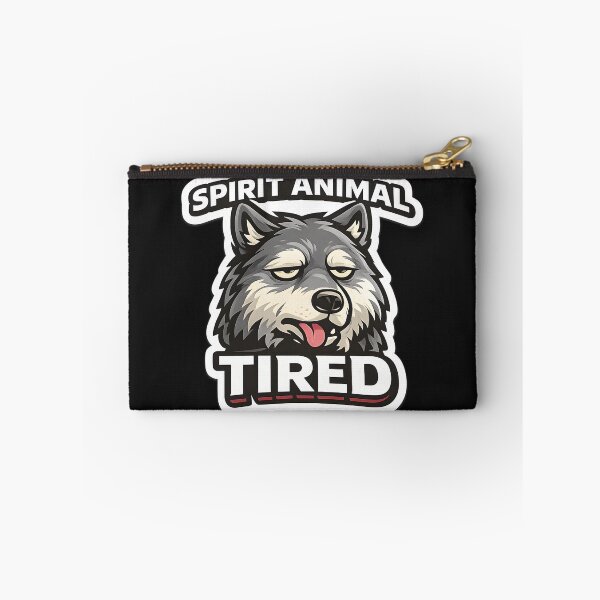 Item preview, Tired Spirit Animal Wolf Burnout Mood designed and sold by Dream-Fab.