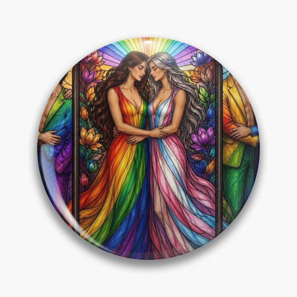 Item preview, United in Color: Vibrant Pride Community Stained Glass Art designed and sold by Soluna Studio.