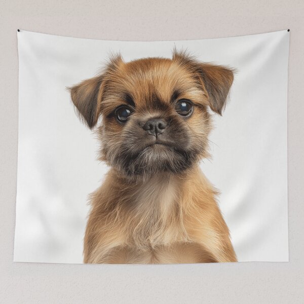 Item preview, Adorable Brussels Griffon Pup for Cute Griffon Bruxellois puppy lovers designed and sold by LazyOwlStore.
