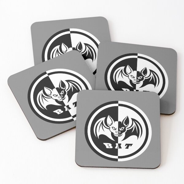 Item preview, Minimalist Bat Mascot Split Circle Logo Design. designed and sold by Omar-2D.