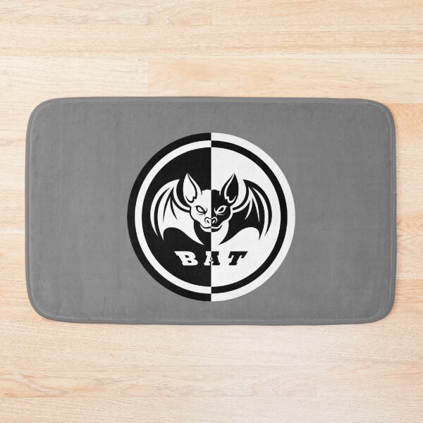 Item preview, Minimalist Bat Mascot Split Circle Logo Design. designed and sold by Omar-2D.