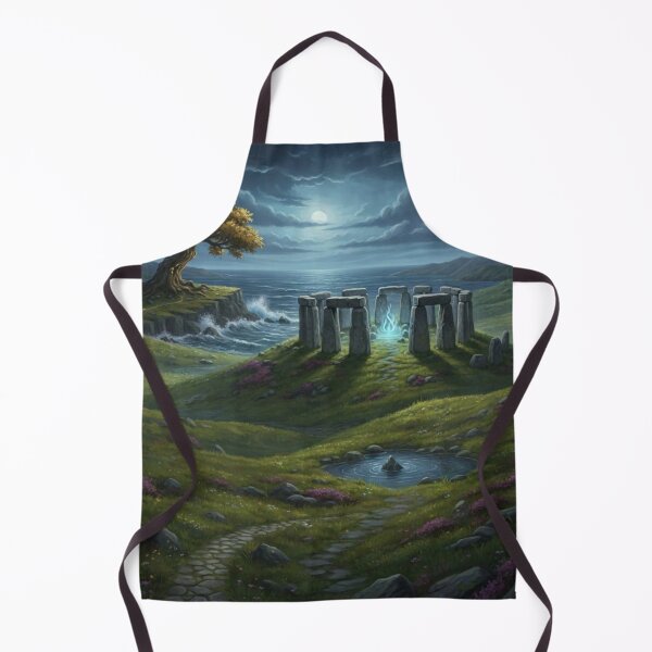Item preview, Moonlight Sanctuary: Stone Circle & Mystic Blue Fire designed and sold by NeyhineAngelionShop.