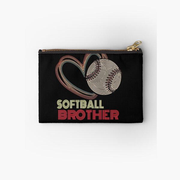 Item preview, Retro Heart Softball Brother Shirt designed and sold by LarryMBrown.