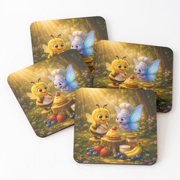 Item preview, Whimsical Bee & Butterfly Bakery Fantasy designed and sold by IRYNASHOP.