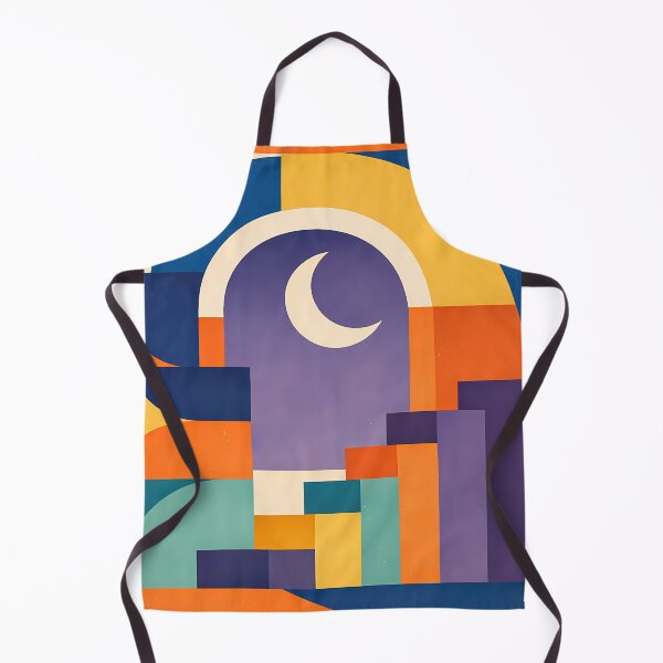 Item preview, Geometric Moon Arch in Bold Typographic Shapes designed and sold by InkSmithery.