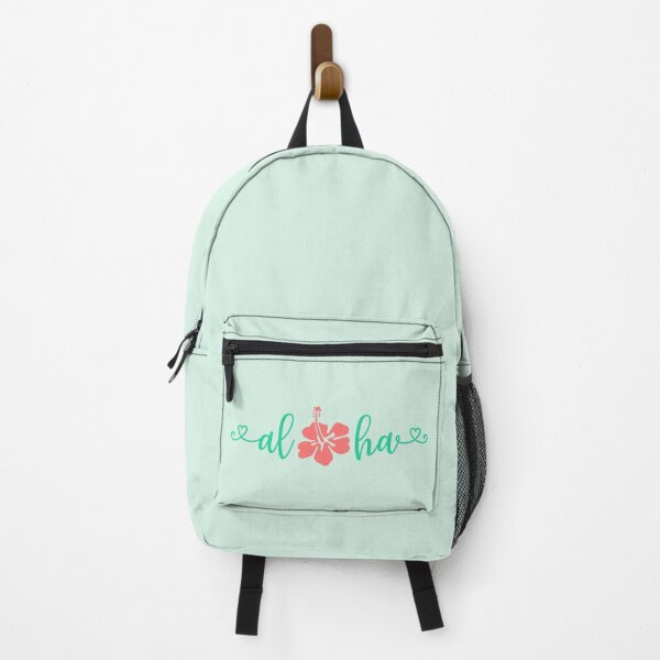 Item preview, Aloha – Green Tropical Heartsy with Hibiscus Design designed and sold by EmeraldeaArt.