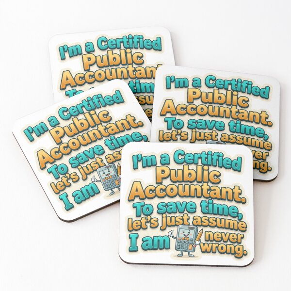 Item preview, Funny Accountant Punchline - Certified Public Accountant Never Wrong Premium designed and sold by Psychlee Best Finds.