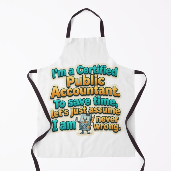Item preview, Funny Accountant Punchline - Certified Public Accountant Never Wrong Premium designed and sold by Psychlee Best Finds.