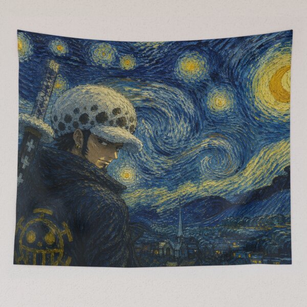 Item preview, Trafalgar Law in Van Gogh's Starry Night designed and sold by Backstage by Leyzel.