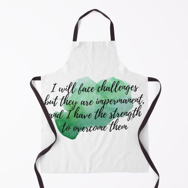 Item preview, I will face challenges but they are impermanent, and I have the strength to overcome them - Positive Affirmations [ 2021 - Collection ] designed and sold by elmsstudios.