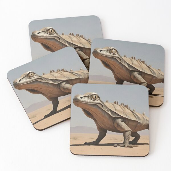 Item preview, Futuristic Desert Lizard | Sci-Fi Reptile Creature Digital Art designed and sold by Bhaskar Digital Art.