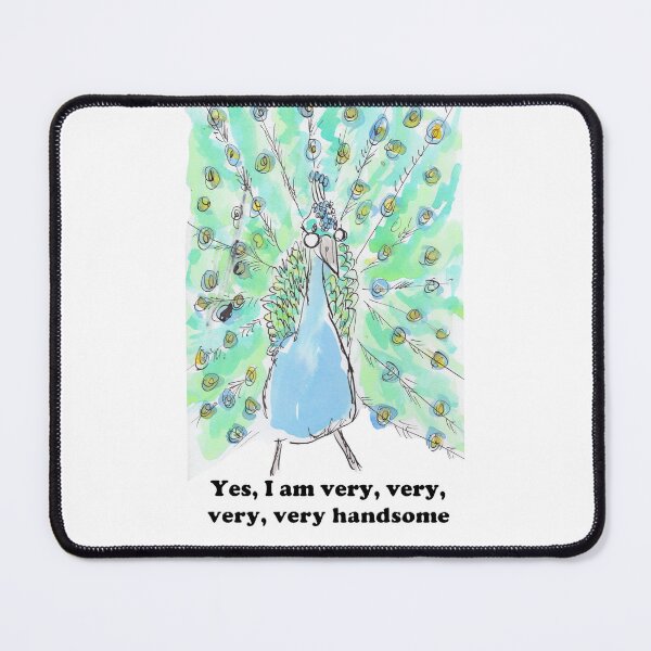 Item preview, Peacock a very handsome bird designed and sold by Inky Fingers Illustrations.