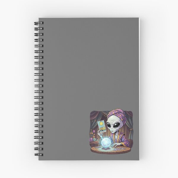 Item preview, Mystic Grey Alien Fortune Teller With Tarot Cards designed and sold by Sunkhung.
