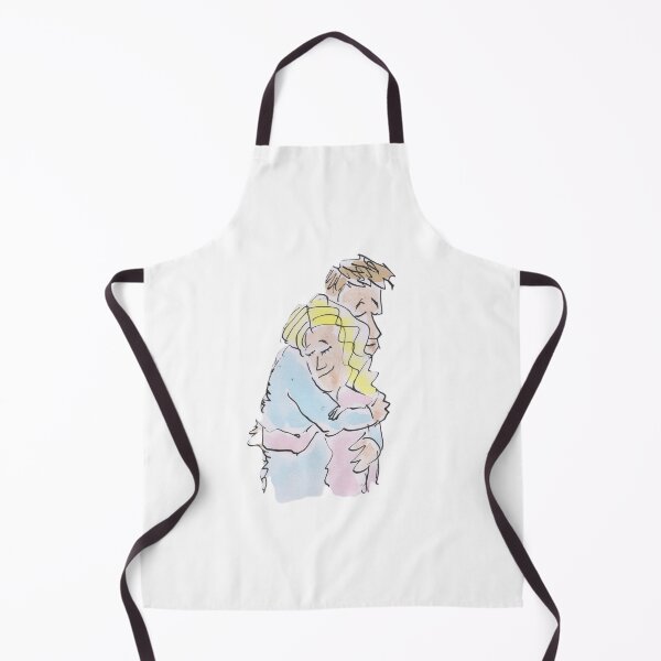 Item preview, Young couple hugging designed and sold by Inky Fingers Illustrations.