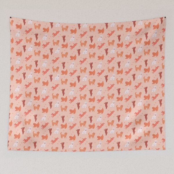 Item preview, cute dogs in caramel tones designed and sold by burbura.