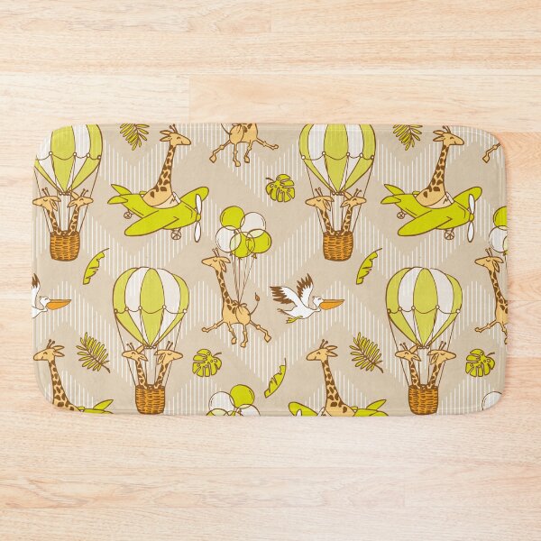 Artikelvorschau, Flying Jungle Safari - beige/gelbgrün entworfen und verkauft von kobyakov.