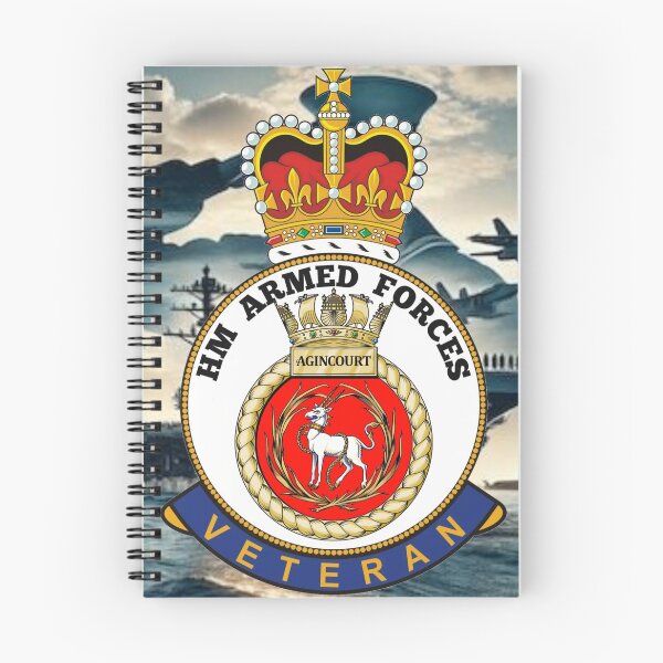 Item preview, HMS Agincourt Royal Navy HM Armed Forces Veteran designed and sold by Bootneckstore.