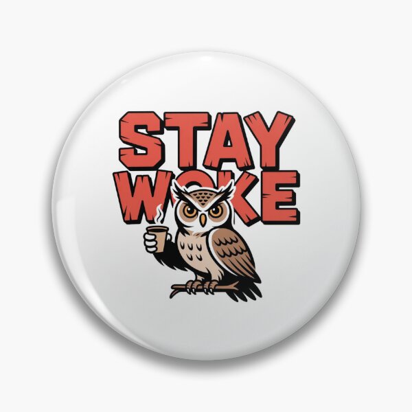 Item preview, Stay Woke Owl Graphic designed and sold by Anantha's Studio.